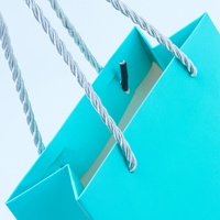 Maßgefertigte Blaue Magnetverschluss-Faltschachtel mit Gedrehtem Seilgriff Ideal für Schmuck-Geschenkset-Verpackung