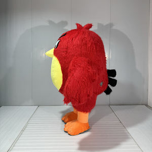 Adedi 1 adet yüksek kalite İnanılmaz kuş maskot yetişkinler için kostüm şişme hareketli satılık kızgın kırmızı kuş maskot kostüm - Product Image 4