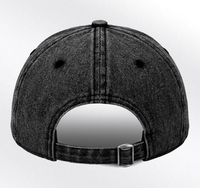 Gorra de Béisbol de Mezclilla Vintage de Alta Calidad, Sin Estructura, con Logotipo Personalizado Bordado e Impreso, Hebilla Metálica, Unisex, Venta al Por Mayor