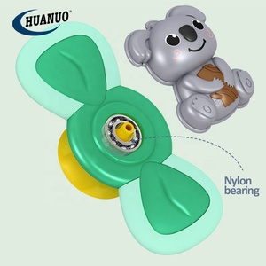 Jouet de toupie à <span class=keywords><strong>ventouse</strong></span> pour enfant, 3 pièces dans une boîte, toupie à <span class=keywords><strong>ventouse</strong></span> animale, toupie de bain pour enfants, jouet de toupie pour bébé, jouet de toupie pour enfants - Product Image 3