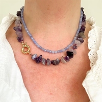 Collar de Cuentas de Piedra Natural Roja Vintage de Alta Calidad para Mujer, Hecho a Mano, Joyería de Otoño Invierno, Regalos de Navidad