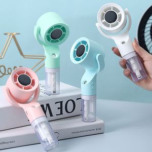 Handheld Mist Fan Mini USB Rechargeable Portable Outdoor Misting Humidifier Water Replenishment Turbine Fan - Product Image 2