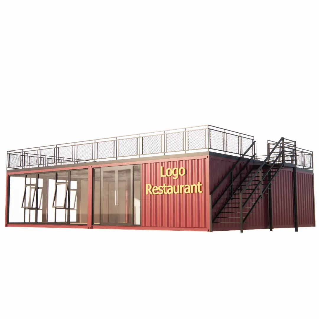 Europe luxury shipping container house mobile restaurant/ food bar /coffee/kiosk