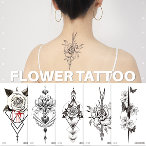 Adesivi per tatuaggi temporanei personalizzati per il trucco del corpo sicuri per la pelle Henna <span class=keywords><strong>Tattoo</strong></span> Art Wings Eagle Snake - Product Image 1