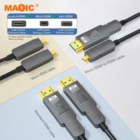 Câble HDMI 8K 60Hz 4K 120Hz Câble AOC détachable Câble à fibre Micro hdmi pour projecteur multimédia