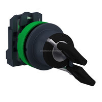 Interruptor de Llave/Sellosa Schneider XB5FG de Plástico Empotrado, Diámetro 30mm, 1/2NO XB5FG03/21/33/41/61, Interruptor Selector de Montaje Empotrado