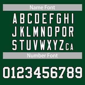 Maillot de baseball authentique de style classique vert, blanc et noir personnalisé - Product Image 4