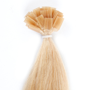 Extensiones de Cabello Europeo Pre-Adheridas con Queratina Sens Flat, Color 9-3 Rubio Claro Dorado, 25 Mechones, 100% Cabello Remy - Product Image 1
