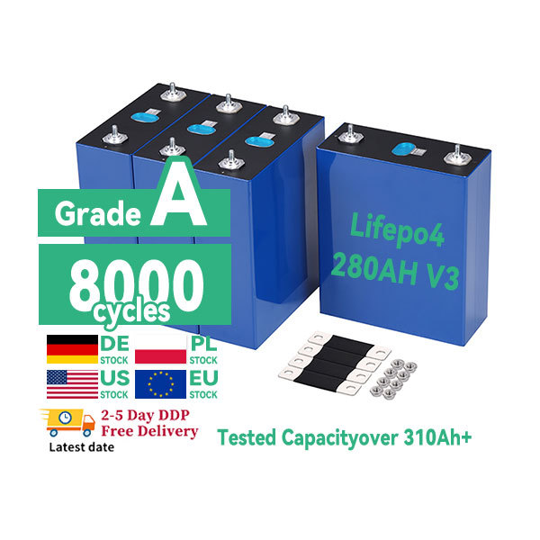 Lithium Iron Phosphate Battery 48 32V LF280K Rechargeable Phosphate Iron Cells Grade a 3.2V 280Ah Lifepo4 Lithium Ion Batteries