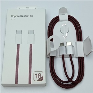 สายชาร์จแบบถักไนลอน USB‑C เป็น USB‑C แบบมัลติฟังก์ชั่น 1M สายชาร์จซิงค์ข้อมูลสำหรับไอโฟน 15‑18 - Product Image 5
