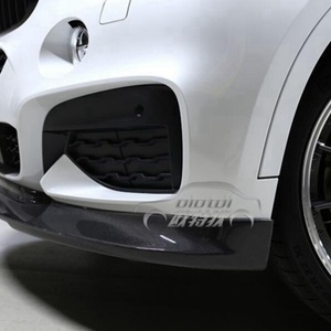 Aileron avant en fibre de carbone style 3D, spoiler de pare-chocs pour BMW F16 X6 M Tech M Sport - Product Image 2