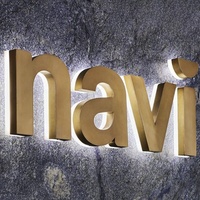 Enseigne publicitaire électronique personnalisée à LED, logo en acrylique 3D, lettres lumineuses, enseignes LED pour les entreprises, les cafés