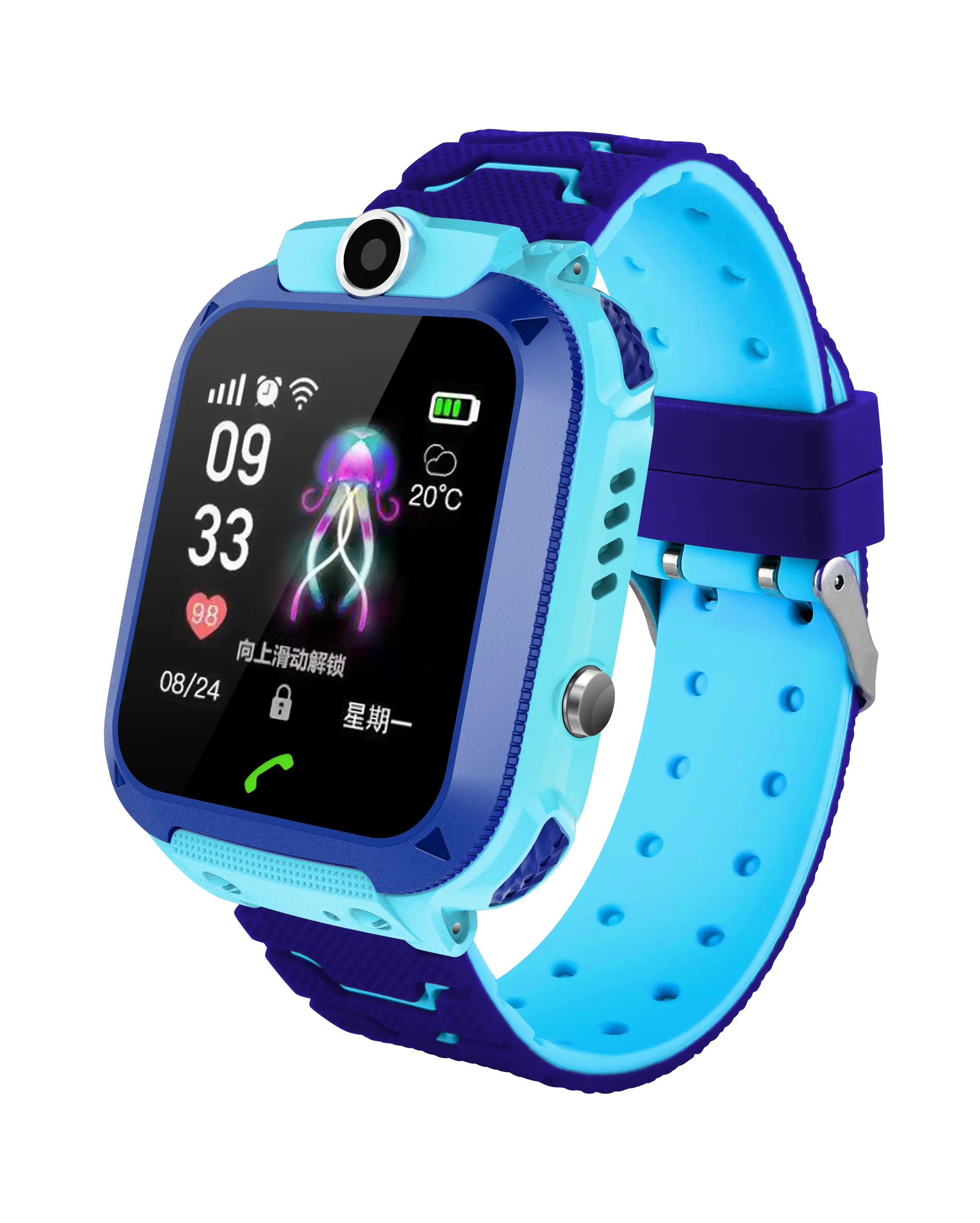 Wholesale WIFI Waterproof Q12 Smart Watch Mobile Phones 2G Children Watches S12 Kids GPS Watch