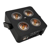 Fête mariage DJ lumières 4X18W LED Par RGBWA UV éclairage sans fil à vendre plat Par Can 18w batterie Mini Par lumière