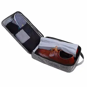 B322 sac de chaussures portable étanche avec poche en maille voyage facile à transporter sac de chaussures étanche léger