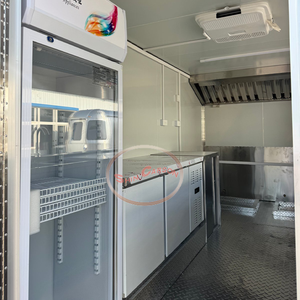 Used Customizable BBQ Food Truck Trailer Fiberglass Frame with Combo Range, Deep Fryer &amp; Compartment Sink - Product Image 6