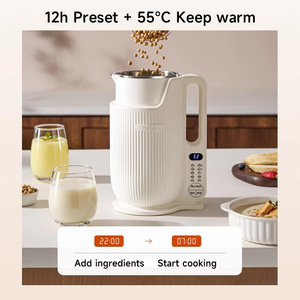 Máy xay đa chức năng bằng thép không gỉ, làm sữa đậu nành, máy làm sữa hạt tự động - Product Image 5