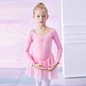 Logo kustom rok balet anak-anak lengan panjang <span class=keywords><strong>leotard</strong></span> grosir <span class=keywords><strong>leotard</strong></span> balet untuk anak perempuan - Product Image 1