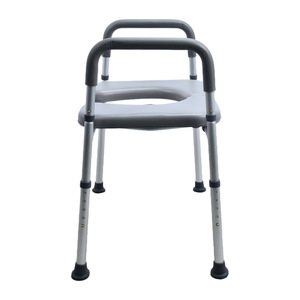 Cadre de sécurité pour toilettes avec accoudoir et siège 602E-2-en-1 en alliage d'aluminium pour personnes âgées et utilisateurs post-opératoires - Product Image 4