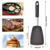 Spatule en silicone pour la cuisson et la préparation du poisson dans des ustensiles de cuisson antiadhésifs
