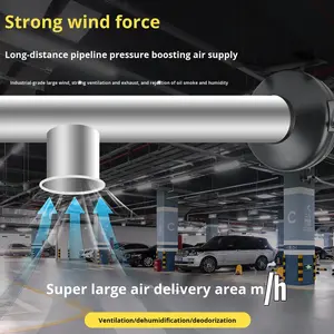 Ventilador circular pequeno de rotor externo KTO - alta capacidade de sucção - ventilador de exaustão centrífugo coaxial - Product Image 5