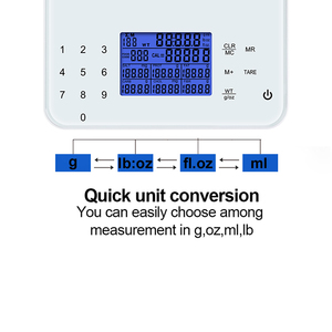Tính toán protein <span class=keywords><strong>cholesterol</strong></span> chất béo calo dinh dưỡng quy mô hộ gia đình nhà bếp quy mô - Product Image 4