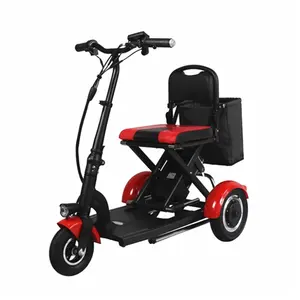 China Factory 36v 300w 3 Wheel Folding Electric Mobility Scooter For Disabled Adults