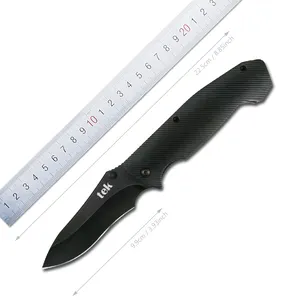 Küresel en iyi satış High End tasarım taşınabilir astar kilitleme siyah japon AUS8 EDC bıçak