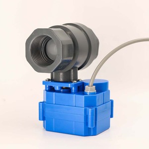 Vanne à bille électrique intégrée DN25U PVC 5V/24V/220V Vanne de vidange avec interrupteur à flotteur pour l'eau, le gaz, l'huile, les médias OEM pris en charge - Product Image 4
