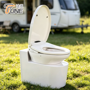 Toilette intelligente rotative à <span class=keywords><strong>180</strong></span> <span class=keywords><strong>degrés</strong></span> pour camping-car, toilette compostante sans eau, gain de place, sans entretien pendant 30 jours, toilette mobile pour maison mobile - Product Image 2