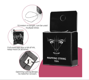 马萨10m微刀片眉位眉映射线黑色彩线人体艺术产品 - Product Image 4