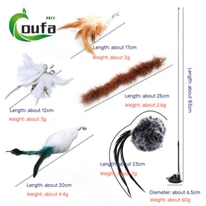 Jouet interactif amusant <span class=keywords><strong>pour</strong></span> <span class=keywords><strong>chat</strong></span>, bâtonnet taquin <span class=keywords><strong>pour</strong></span> <span class=keywords><strong>chat</strong></span>, bâtonnet <span class=keywords><strong>pour</strong></span> taquiner le <span class=keywords><strong>chat</strong></span> - Product Image 6