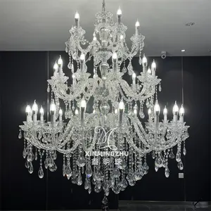 new european k9 crystal chandelier with curved glass arms for living room kitchen restaurant modern luxury glass pendant light