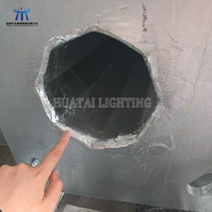 Ngoài Trời 6M 7M 8M 9m 10m 11m cực hình bát giác mạ kẽm nhúng nóng đường cao tốc năng lượng mặt trời ánh sáng đường phố chiếu sáng cực điện cực - Product Image 2