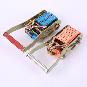 Sangles de fixation de cargaison, tensionneur en ruban de nylon bleu, capacité de 30 kg, pour le fixation des marchandises sur les camions - Product Image 2