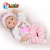 Jouet de bébé Munecas-Silicone-véritable poupée Reborn, éducation réaliste, jouet en Silicone, fournisseur