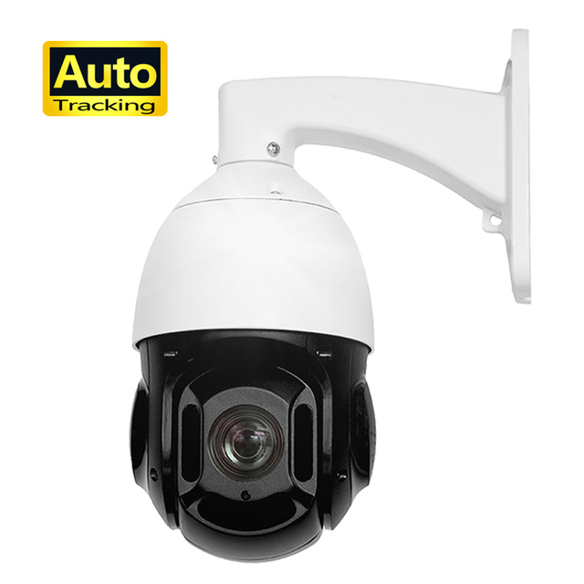 Full Color Night Vision POE IP IR Two Way Audio Long Range PTZ Camera Auto Tracking PTZ POE Human Counting Camera