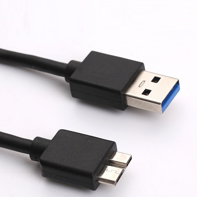 USB 3.0 Male to Micro B/BM Male External Hard Drive Cable 0.3m/0.5m/1m PVC Jacket Type a Male Type Male for Computer Use