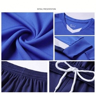 Maillots de football à manches longues personnalisés respirants pour enfants, tenue de gardien de but ajustée pour l'entraînement et l'échauffement
