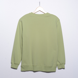 Felpa <span class=keywords><strong>Girocollo</strong></span> da <span class=keywords><strong>Uomo</strong></span> YinQu, Alta Qualità OEM, 100% Cotone, Antivento, Foderata in <span class=keywords><strong>Pile</strong></span>, 420Gsm, Personalizzabile con Stampa - Product Image 4