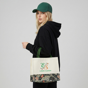 Bolsas de Tela Ecológicas Personalizadas, Tamaño Mediano, Estilo Vintage, Bolsas de Playa DIY, Bolsas de Compras con Logotipo Impreso en Seda/Transferencia - Product Image 6