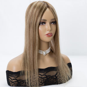 ท็อปเปอร์ผมตรงสีน้ำตาลบาลายาจ ขนาด 3x6 นิ้ว ฐานโมโน  แบบ PU รอบด้าน สำหรับผู้หญิง - Product Image 2