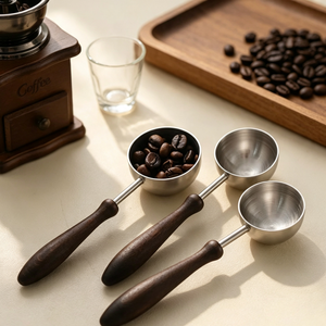 ช้อนตวงกาแฟ BAMBUS <span class=keywords><strong>Cafe</strong></span> Special ช้อนตวงนมผง ช้อนตวงขนาดกะทัดรัด ดีไซน์หลายขนาด สำหรับร้านเครื่องดื่มเชิงพาณิชย์ - Product Image 1