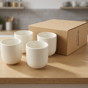 Set di 4 Tazze da Espresso in Ceramica da 90ml Modello 113317-2 per Uomo per Gustare il Tuo Caffè Preferito - Product Image 3