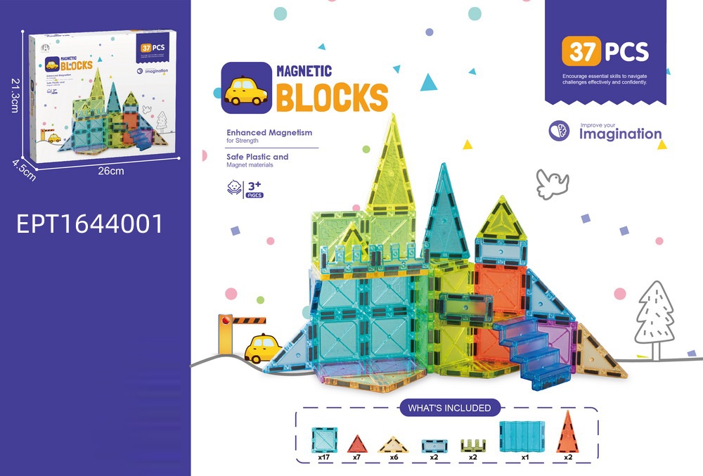 EPT1644001 JUGUETES MAGNÉTICOS DE 5.5CM 37PCS -36pcs/ctn