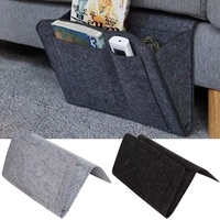 Filz Nachttisch Aufbewahrung tasche Organizer Bett Schreibtisch Tasche Sofa TV Fernbedienung Hängende Caddy Couch Aufbewahrung organisator Bett halter Taschen