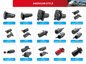 Conectores de Remolque Redondos y Planos de Estilo Americano de 1/<span class=keywords><strong>2</strong></span>/3/4/5/6/7 Pines OEM Personalizados, Arnés para Sistema Eléctrico de Iluminación de Remolque - Product Image 5