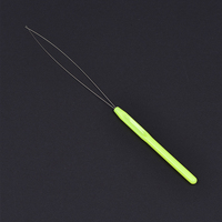 Enfileur en plastique coloré de haute qualité aiguille à coudre facile pour Extensions de cheveux bijoux en plastique perruque Crochet Crochet crochet