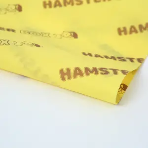 מותאם אישית מודפס צהוב כתום מתנה רקמות נייר בגדי נעלי גלישת רקמות אריזה נייר עם לוגו מותאם אישית