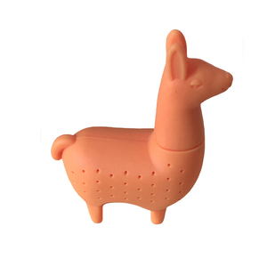 WELAND, filtro de té de animales bonitos de calidad alimentaria, dibujos animados, perro <span class=keywords><strong>Daschund</strong></span>, Alpaca, oveja, filtro de té de silicona, Infusor de bolas, colador - Product Image 6